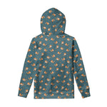 Baby Fox Pattern Print Pullover Hoodie