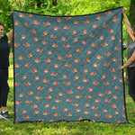 Baby Fox Pattern Print Quilt