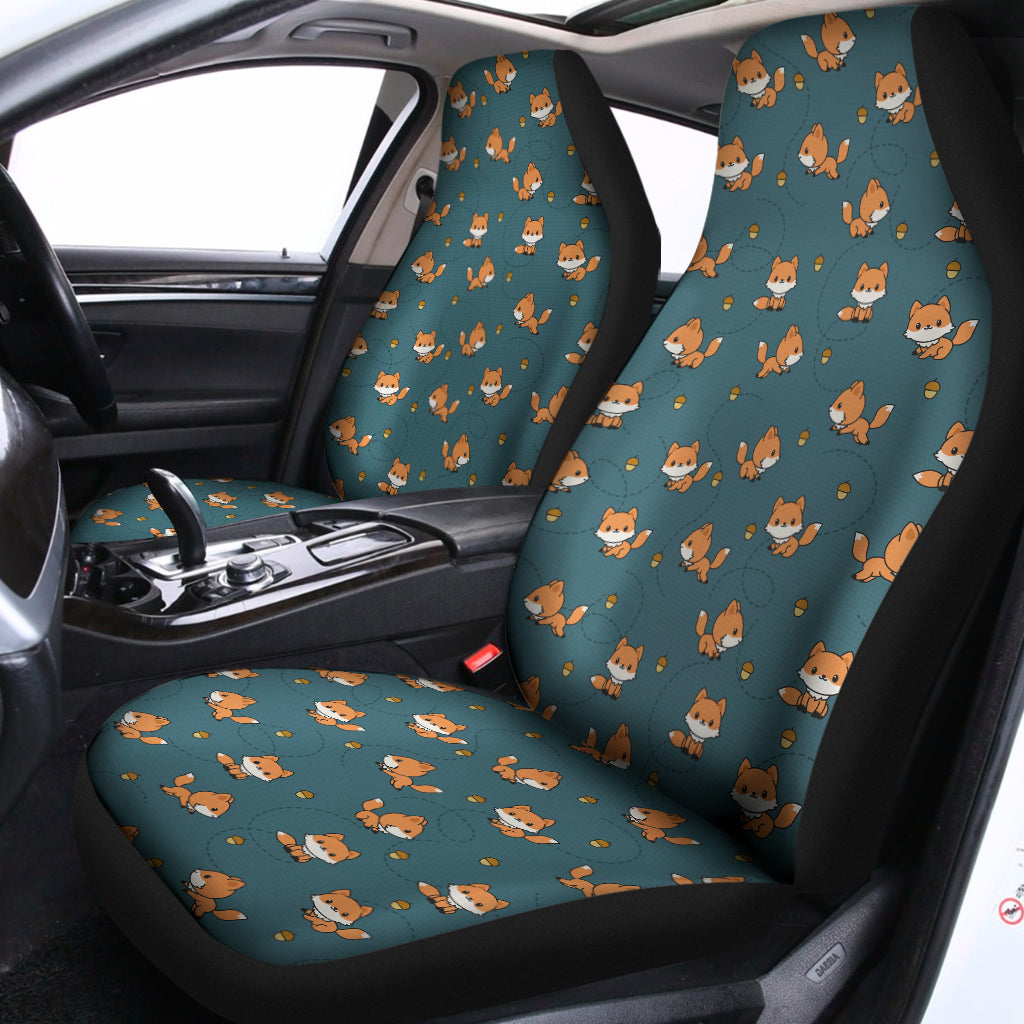 Baby Fox Pattern Print Universal Fit Car Seat Covers