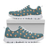 Baby Fox Pattern Print White Sneakers