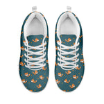 Baby Fox Pattern Print White Sneakers