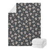 Baby Koala And Floral Pattern Print Blanket