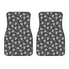 Baby Koala And Floral Pattern Print Front Car Floor Mats