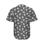 Baby Koala And Floral Pattern Print Men's Baseball Jersey