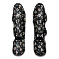 Baby Koala And Floral Pattern Print Muay Thai Shin Guards