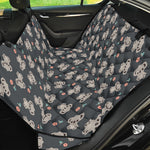 Baby Koala And Floral Pattern Print Pet Car Back Seat Cover