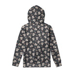 Baby Koala And Floral Pattern Print Pullover Hoodie