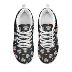Baby Koala And Floral Pattern Print White Sneakers