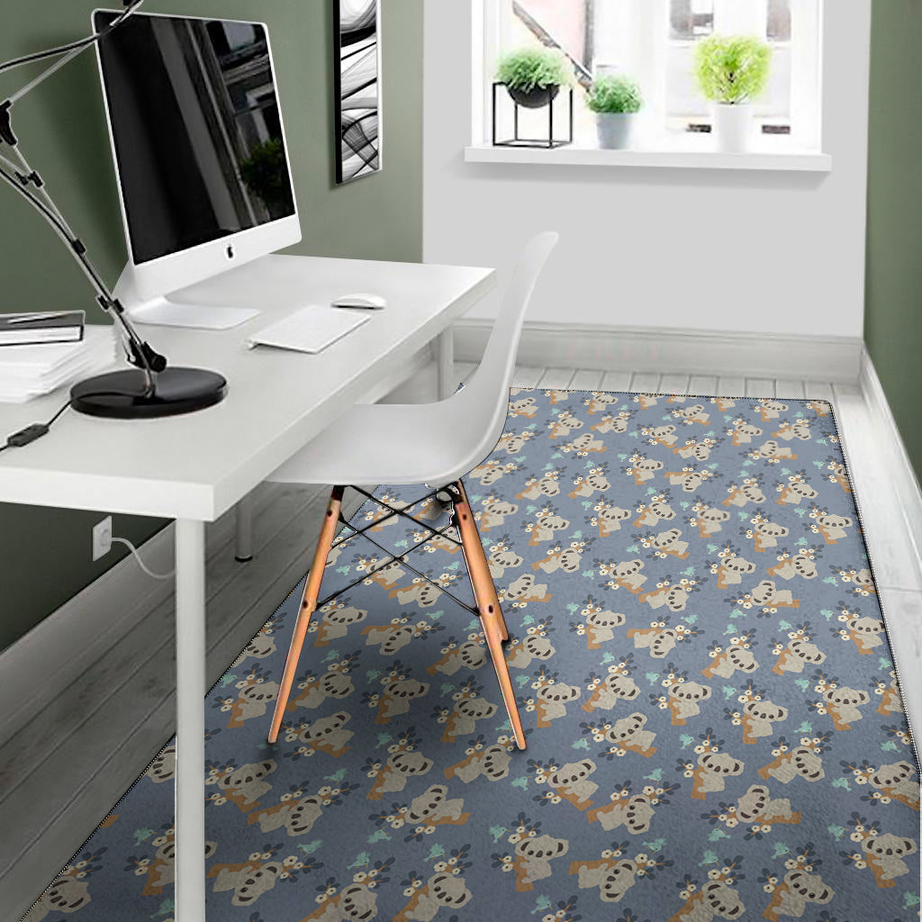 Baby Koala Pattern Print Area Rug
