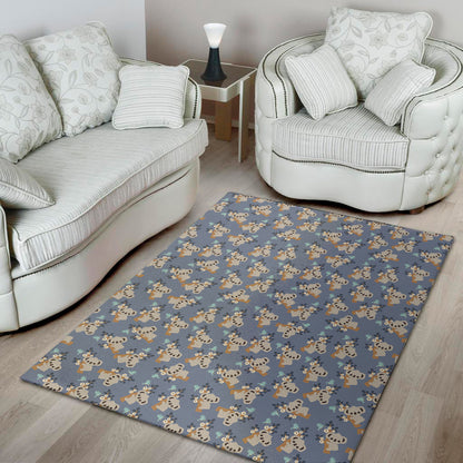 Baby Koala Pattern Print Area Rug