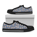 Baby Koala Pattern Print Black Low Top Sneakers