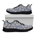 Baby Koala Pattern Print Black Running Shoes