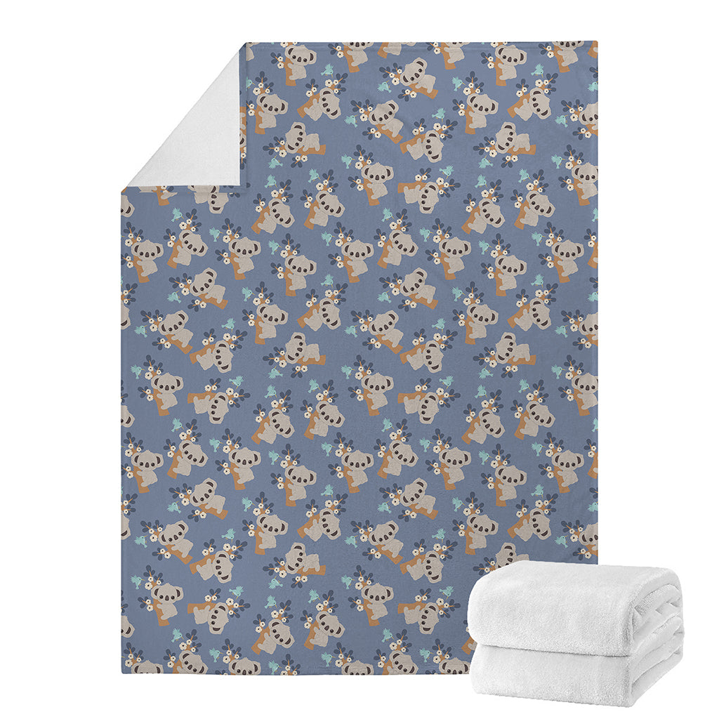 Baby Koala Pattern Print Blanket