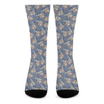 Baby Koala Pattern Print Crew Socks