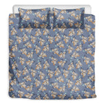 Baby Koala Pattern Print Duvet Cover Bedding Set