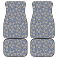 Baby Koala Pattern Print Front and Back Car Floor Mats