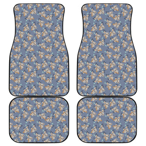 Baby Koala Pattern Print Front and Back Car Floor Mats