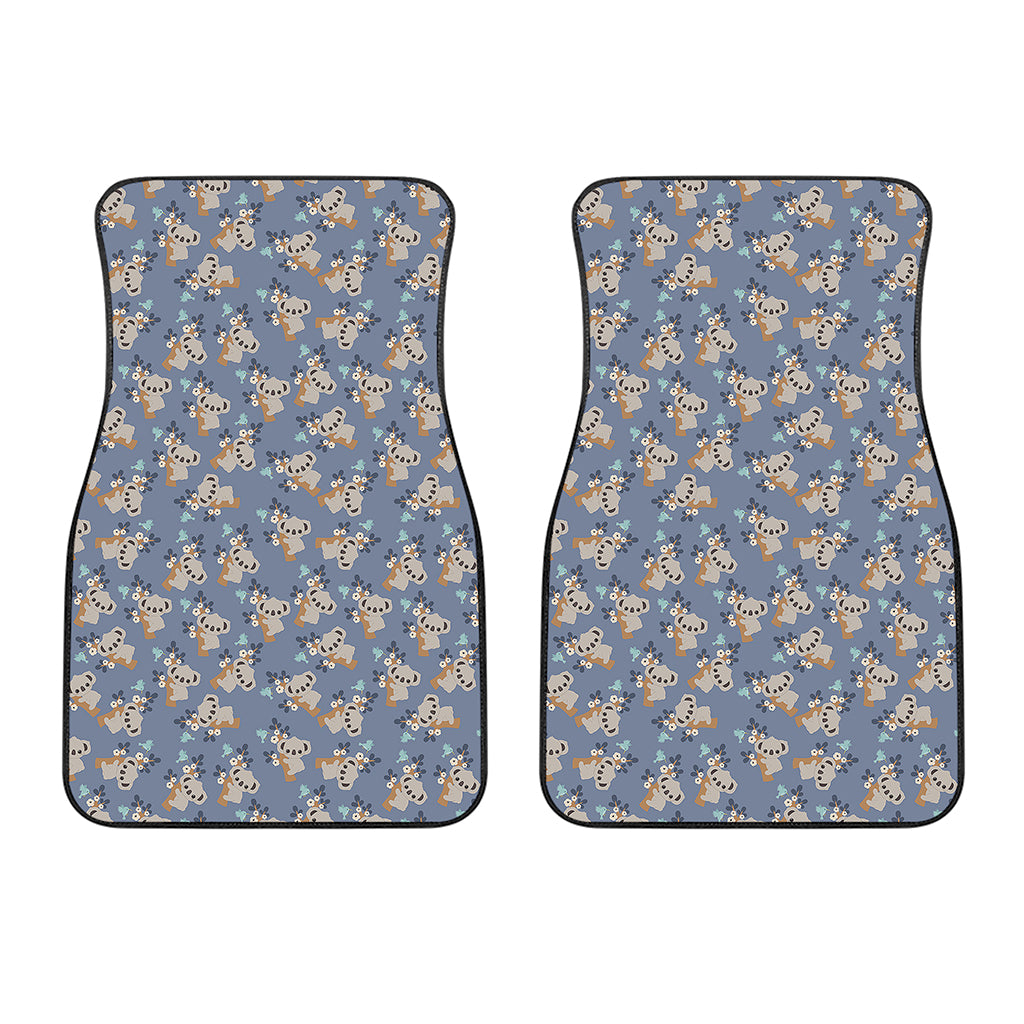 Baby Koala Pattern Print Front Car Floor Mats