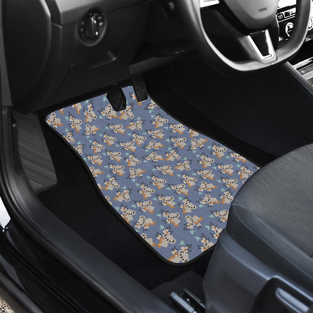 Baby Koala Pattern Print Front Car Floor Mats