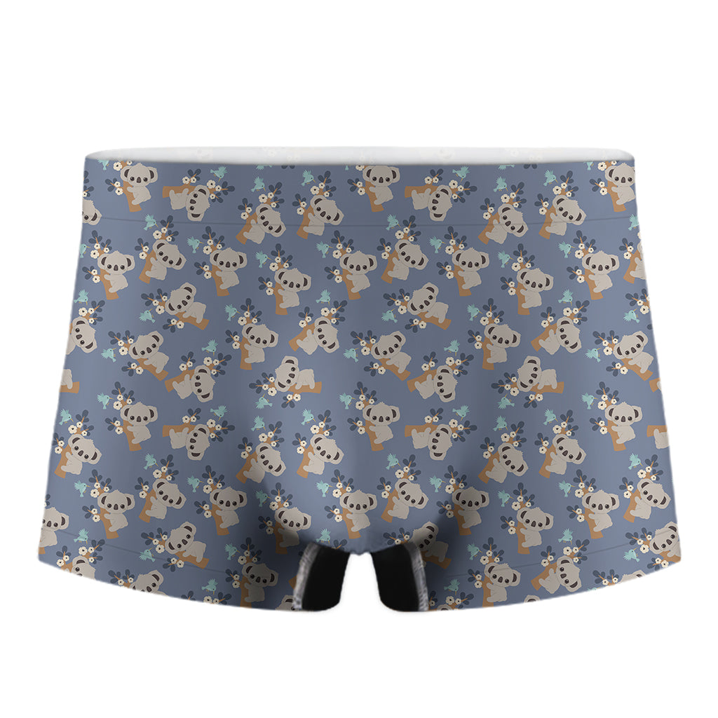 Baby Koala Pattern Print Men's Boxer Briefs