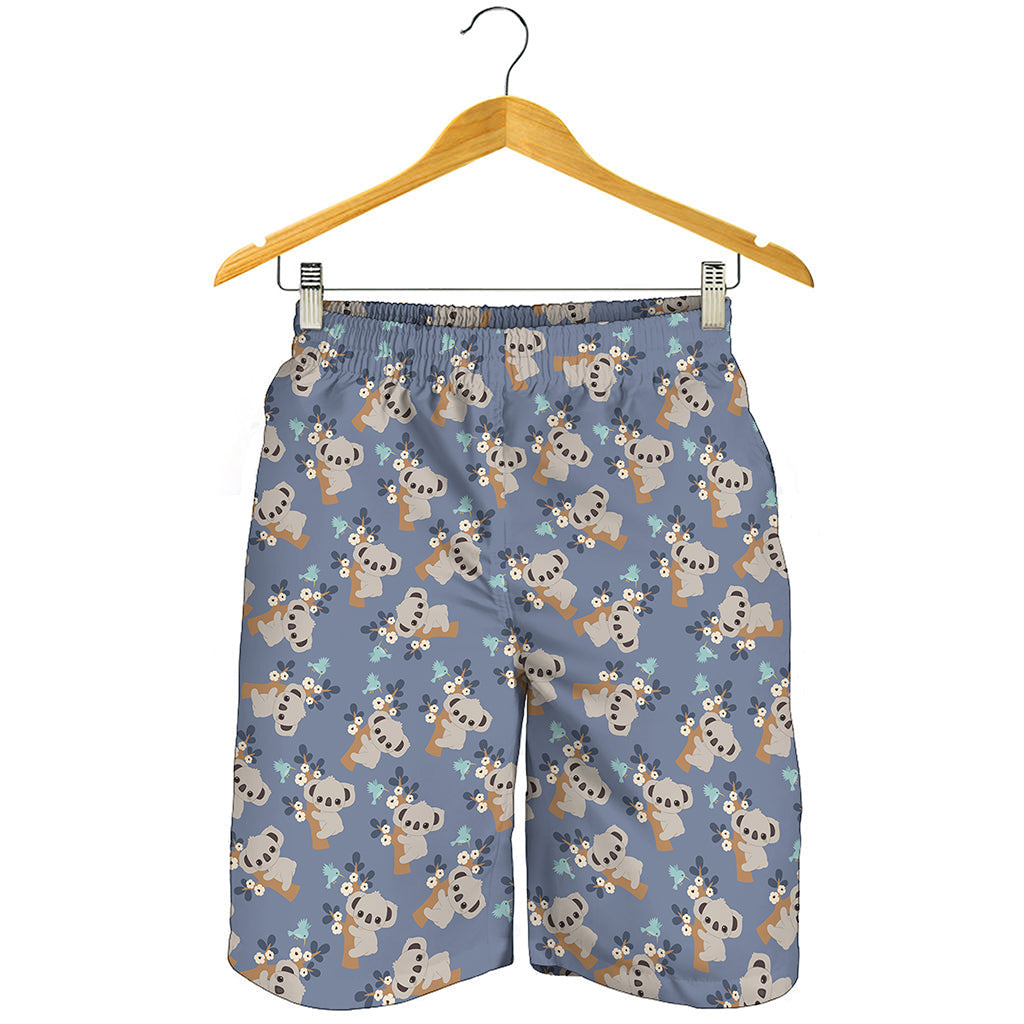 Baby Koala Pattern Print Men's Shorts