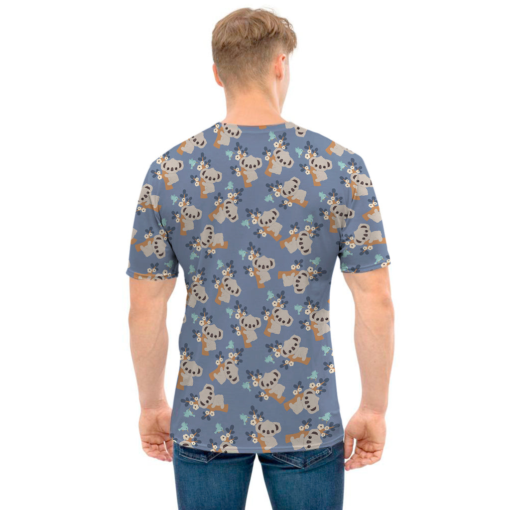 Baby Koala Pattern Print Men's T-Shirt