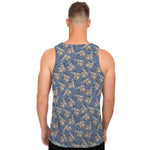 Baby Koala Pattern Print Men's Tank Top
