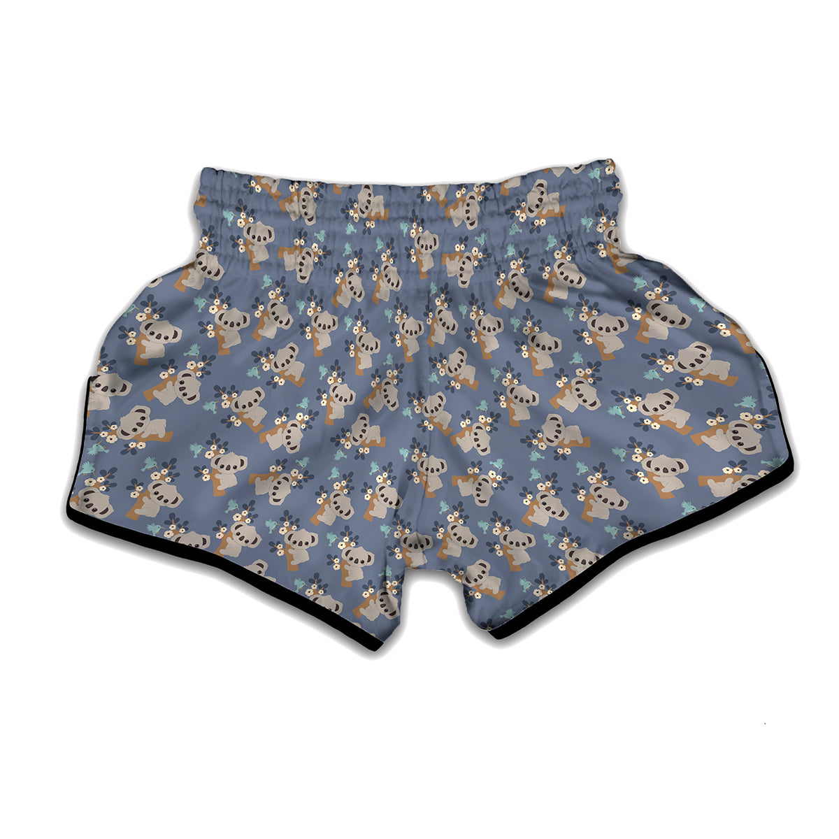 Baby Koala Pattern Print Muay Thai Boxing Shorts