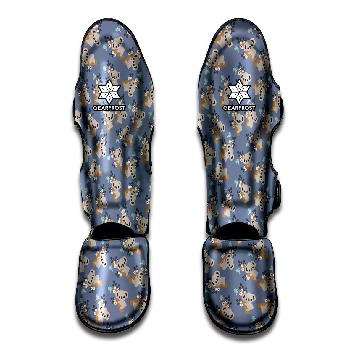 Baby Koala Pattern Print Muay Thai Shin Guard