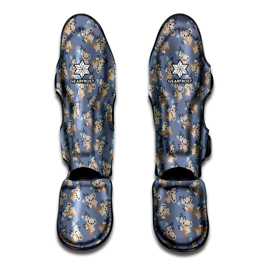 Baby Koala Pattern Print Muay Thai Shin Guard