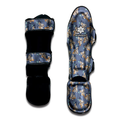 Baby Koala Pattern Print Muay Thai Shin Guard