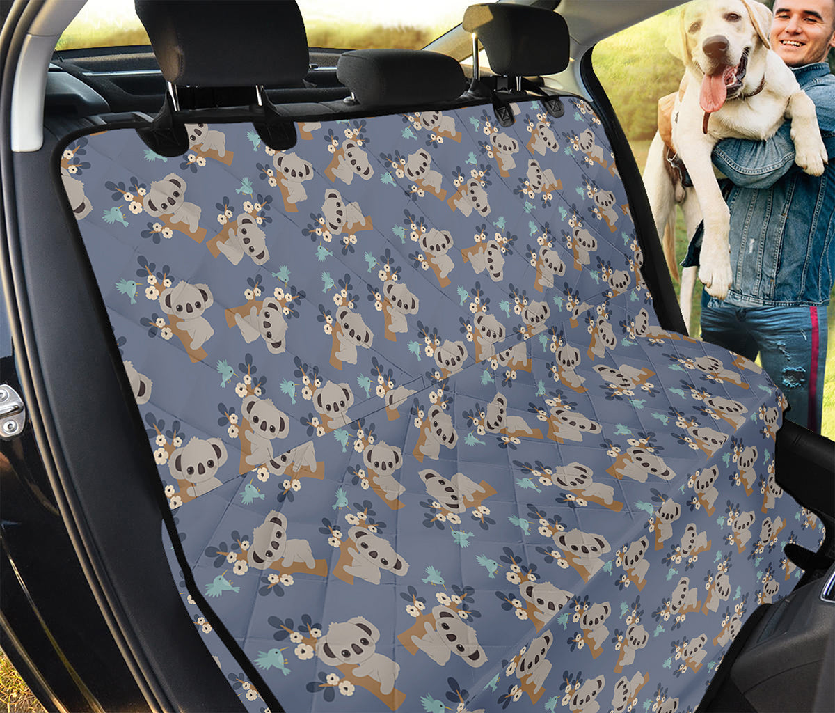 Baby Koala Pattern Print Pet Car Back Seat Cover