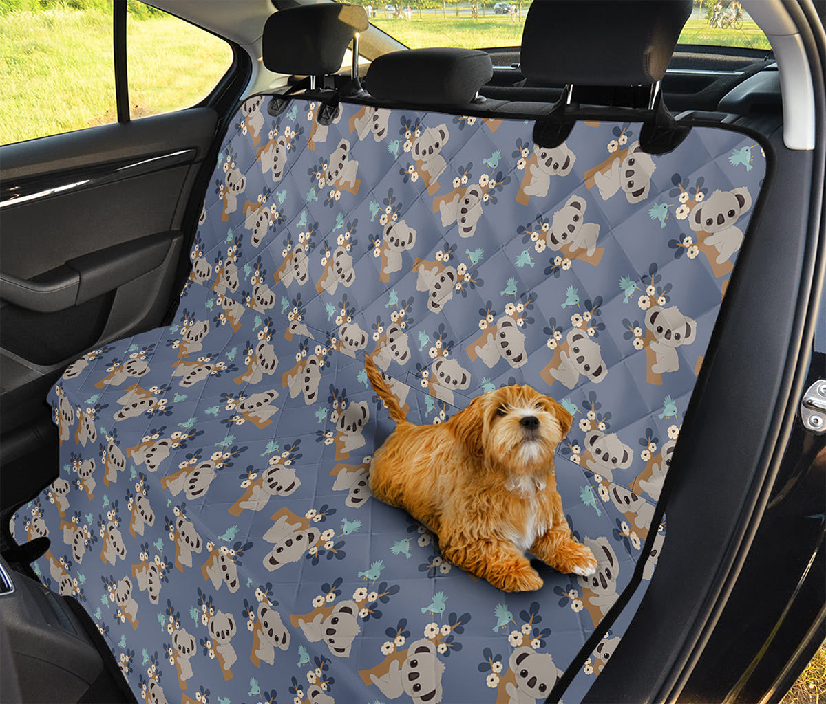 Baby Koala Pattern Print Pet Car Back Seat Cover