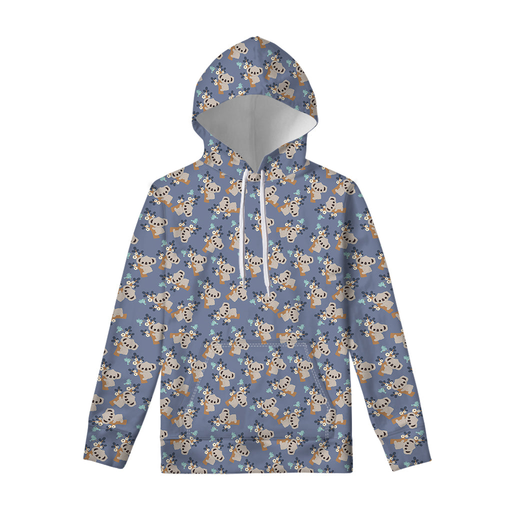 Baby Koala Pattern Print Pullover Hoodie