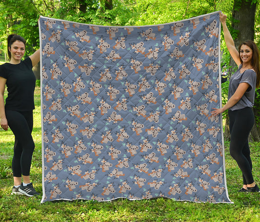 Baby Koala Pattern Print Quilt