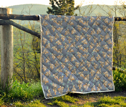 Baby Koala Pattern Print Quilt