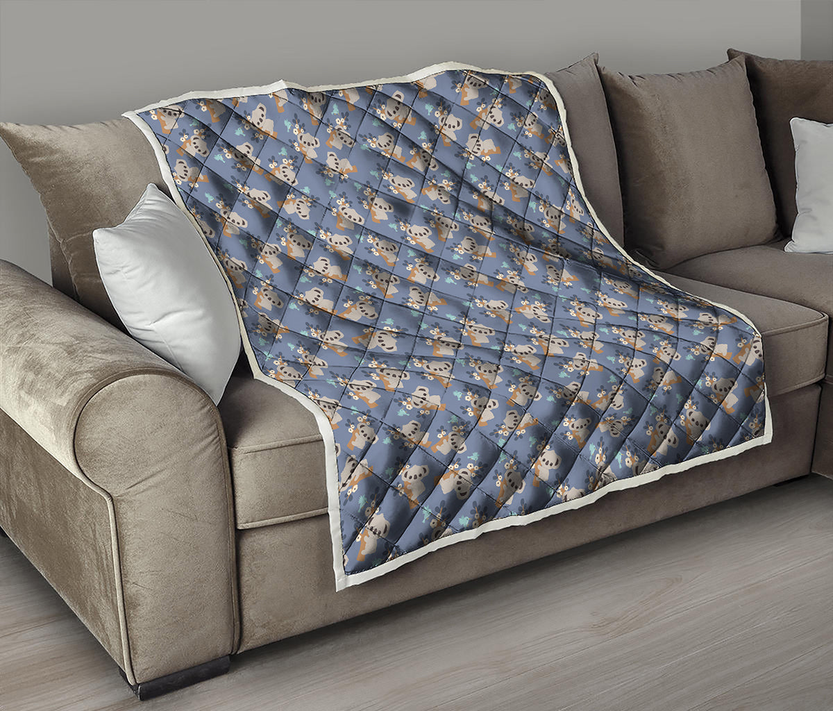 Baby Koala Pattern Print Quilt
