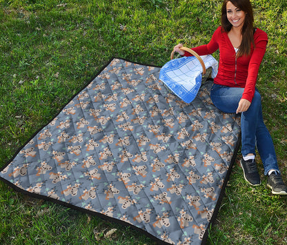 Baby Koala Pattern Print Quilt