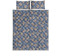 Baby Koala Pattern Print Quilt Bed Set