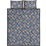 Baby Koala Pattern Print Quilt Bed Set