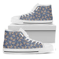 Baby Koala Pattern Print White High Top Sneakers