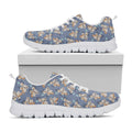 Baby Koala Pattern Print White Running Shoes