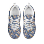Baby Koala Pattern Print White Sneakers