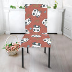 Baby Panda And Bamboo Pattern Print Dining Chair Slipcover