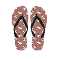 Baby Panda And Bamboo Pattern Print Flip Flops