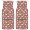 Baby Panda And Bamboo Pattern Print Front and Back Car Floor Mats