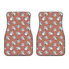 Baby Panda And Bamboo Pattern Print Front Car Floor Mats