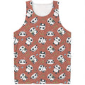 Baby Panda And Bamboo Pattern Print Men's Tank Top