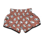 Baby Panda And Bamboo Pattern Print Muay Thai Boxing Shorts