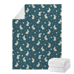 Baby Rabbit Pattern Print Blanket